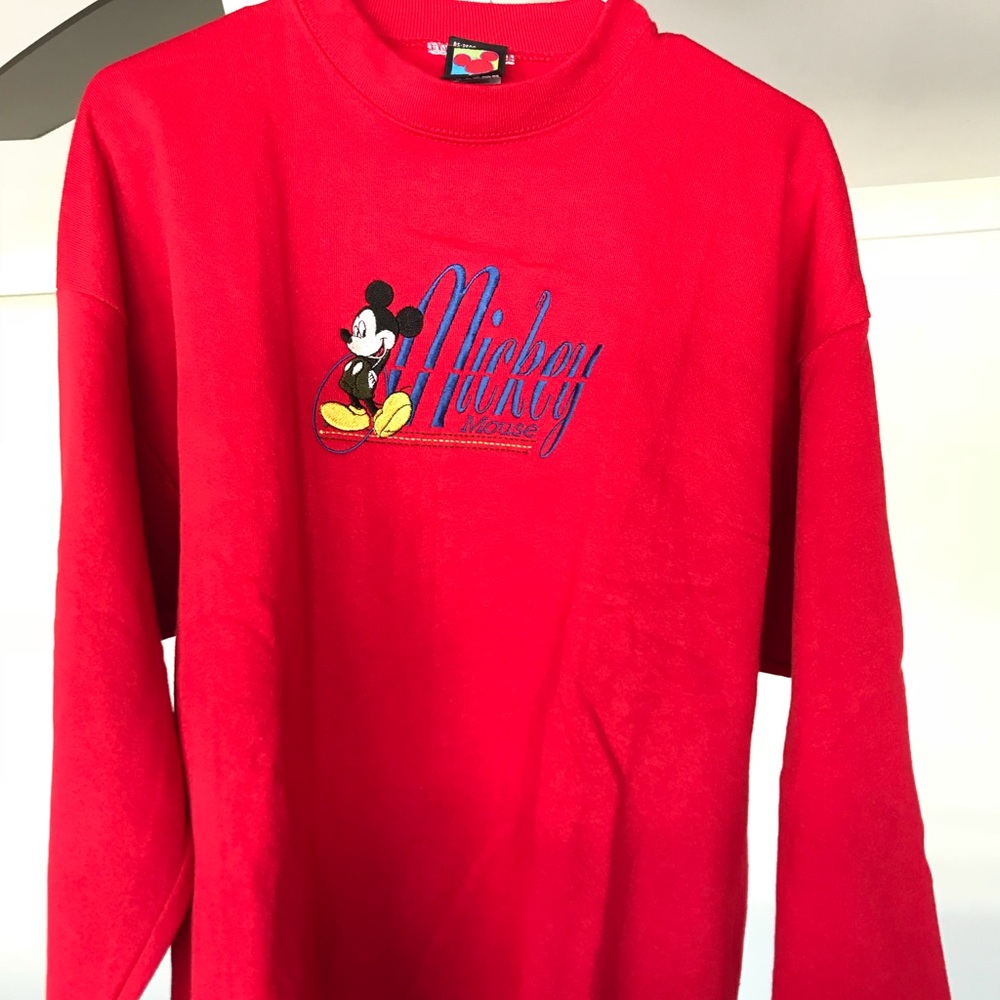 Red Mickey Mouse pullover DISNEY